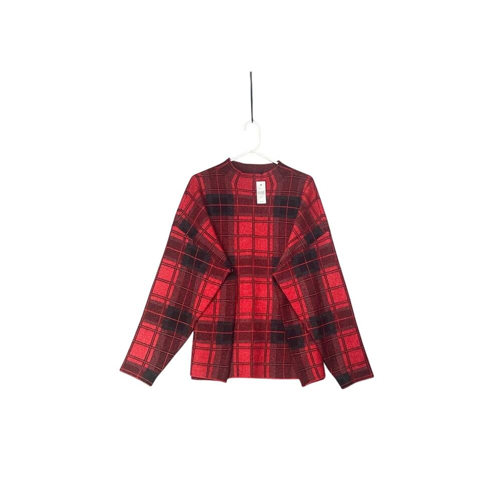 Lane Bryant‎ Mock-Neck Red Plaid
Sweater 22/24 Pencil Skirt 18/20 Holiday